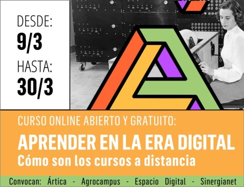 flyer aprender en la era digital