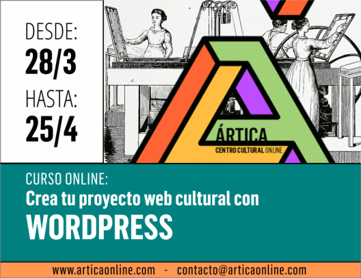 Crea tu proyecto web cultural con WordPress