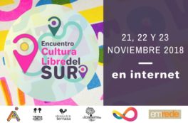 Flyer del encuentro de cultura libre